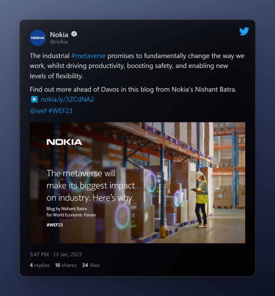 Nokia’s Connection With Metaverse 