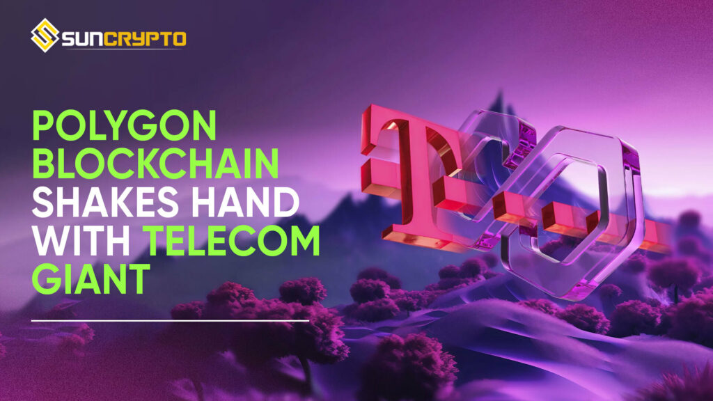 polygon blockchain shakes hand with telecom giant