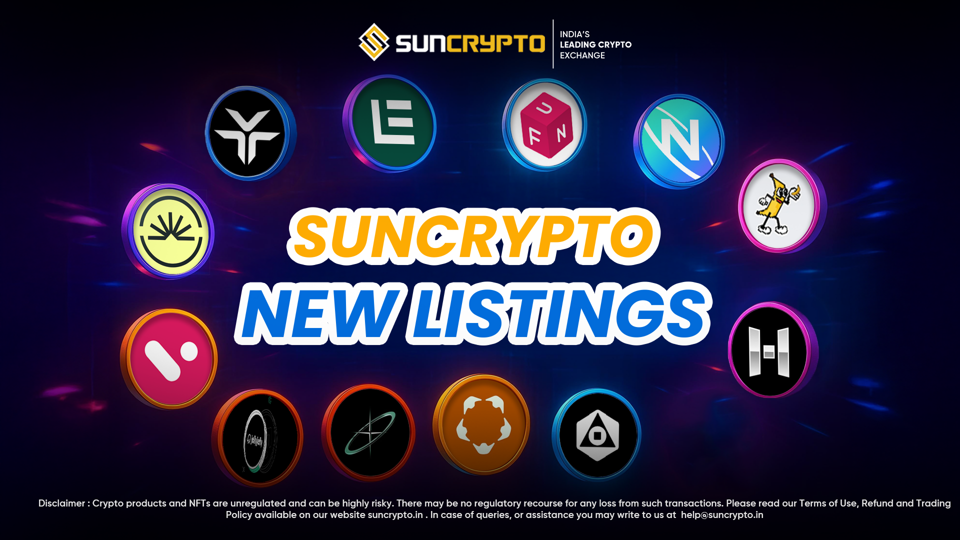SUNCRYPTO NEW LISTING TODAY visual data 2